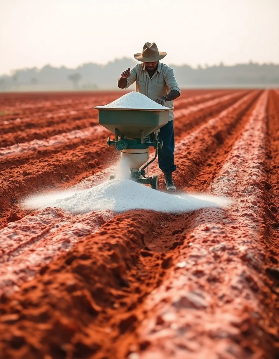 Voce sabia que calcario muda pH do solo capa