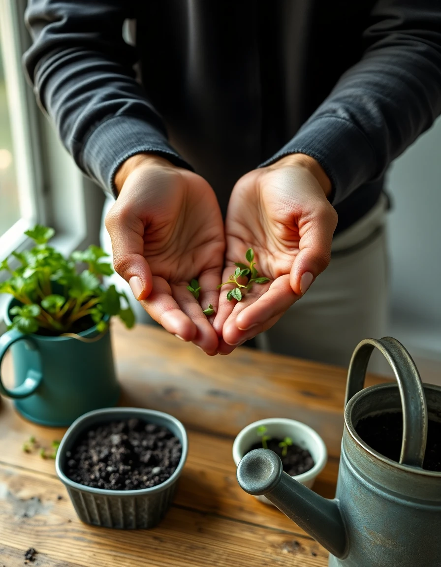 4 passos para germinar sementes de hortalica capa